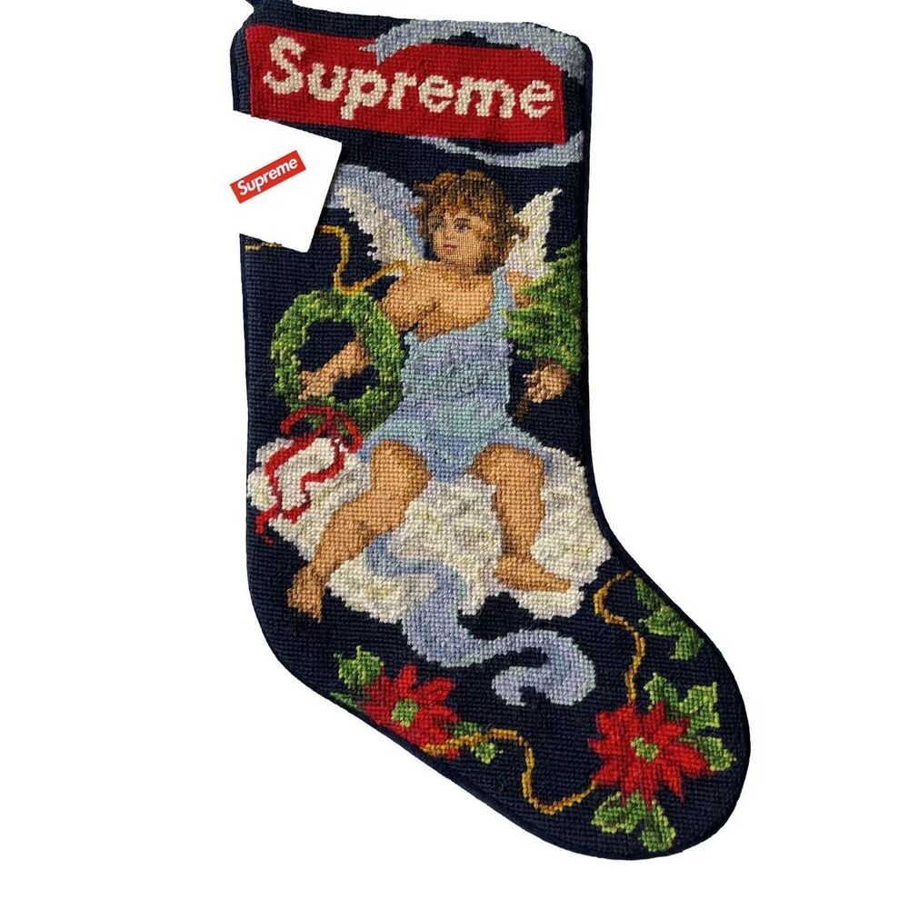 Supreme Christmas Stocking Sferra Linens Wool